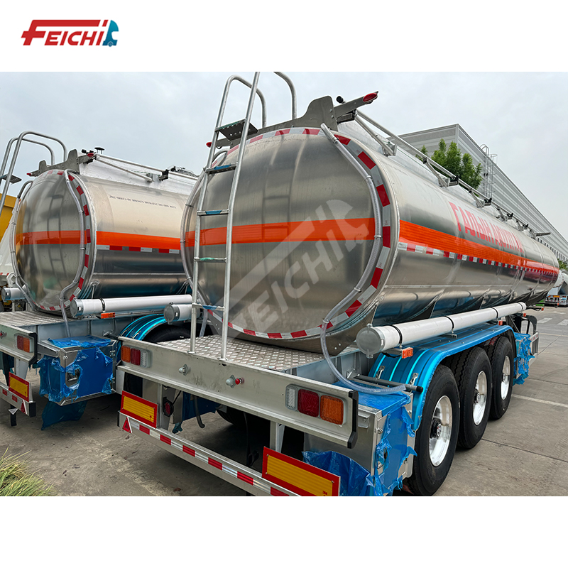 45000 Liter Tank Semi-trailer Carbon Steel Fuel Gasoline 3 Axle Tanker