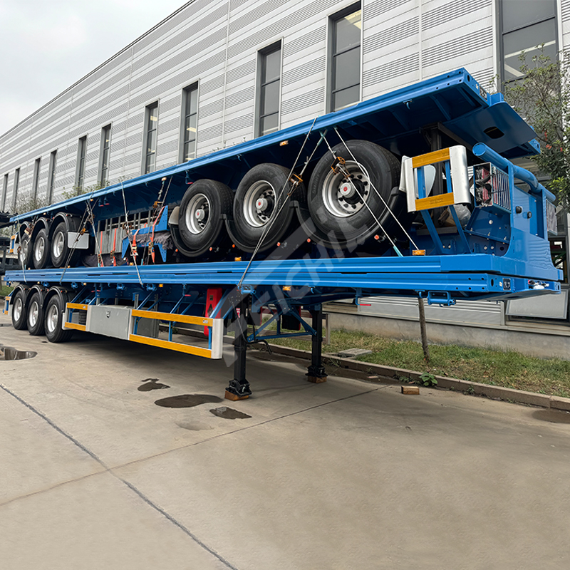 China feichi flatbed semi-trailer three 