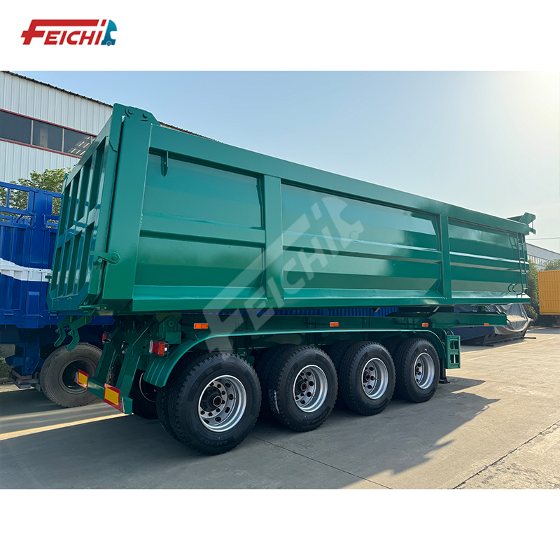  China Tri-axle Cargo Tipper Hydraulic S