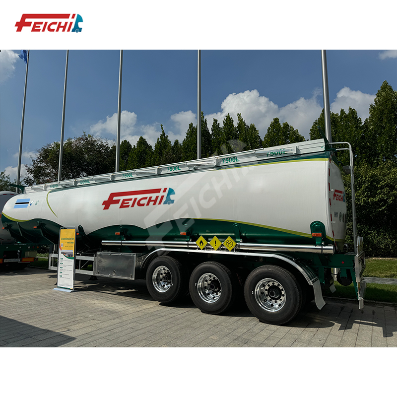 feichi three-axle at a good price for long-distance transport petrol cooking oil tankers customised 