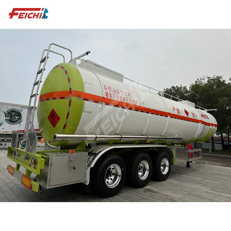 3 Axle 48 Cubic LPG Liquefaction Transport Tanker Truck