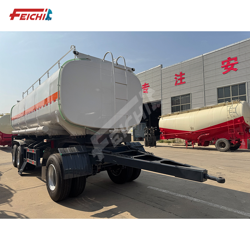 3 Axles 20,000 Litre Drawbar Type Oil Fuel Tanker