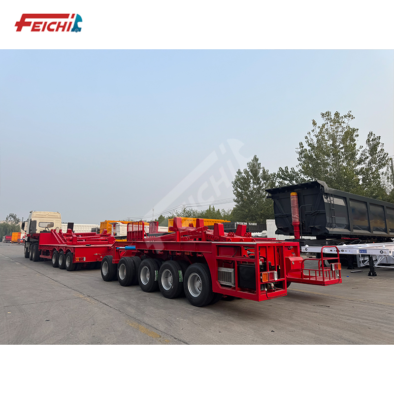 Heavy duty 120 Tons Capacity T Section Long Beam Bridge Transport Hydraulic Dolly Girder Carrier Tra