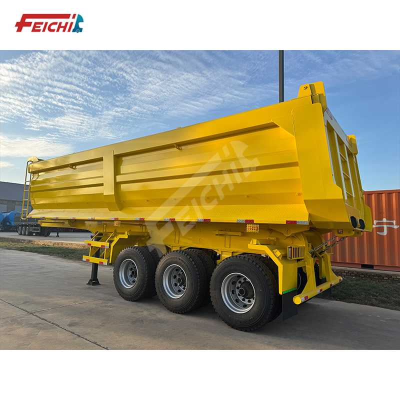 3 Axles 60 Tons U-Type Tipper Semi-Trail