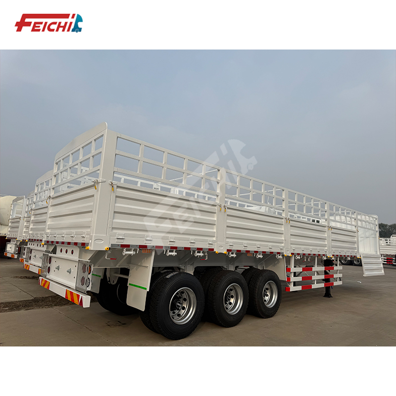 Feichi 3 Axles Dry Bulk Cargo Truck Trai