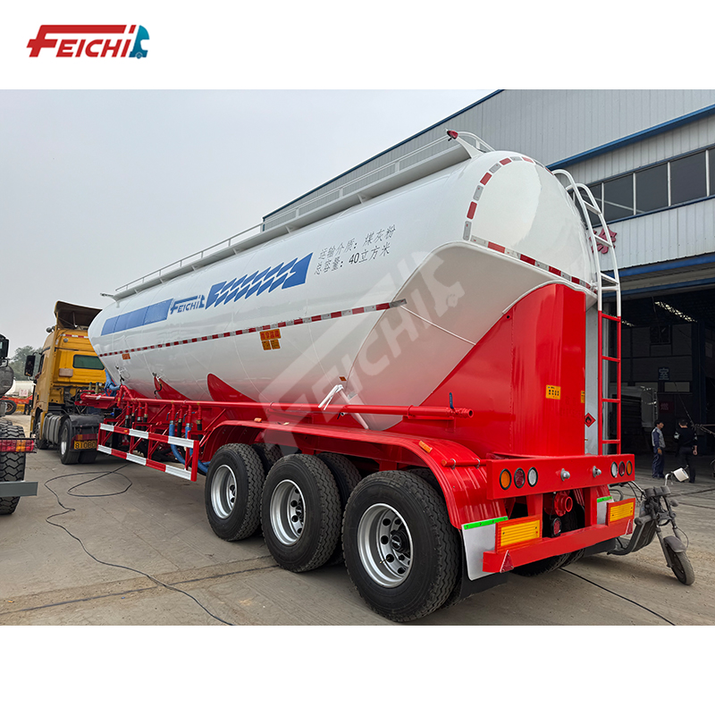 3 Axles 45-60cbm Vertical Bulk Cement Tanker Semi Trailer Cement Tanker Dry Cement Tanks Semi Traile