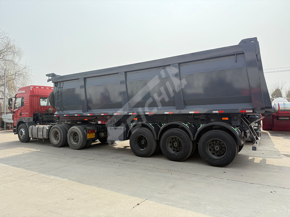 3 Axle 60 Ton Dump Semi Traile