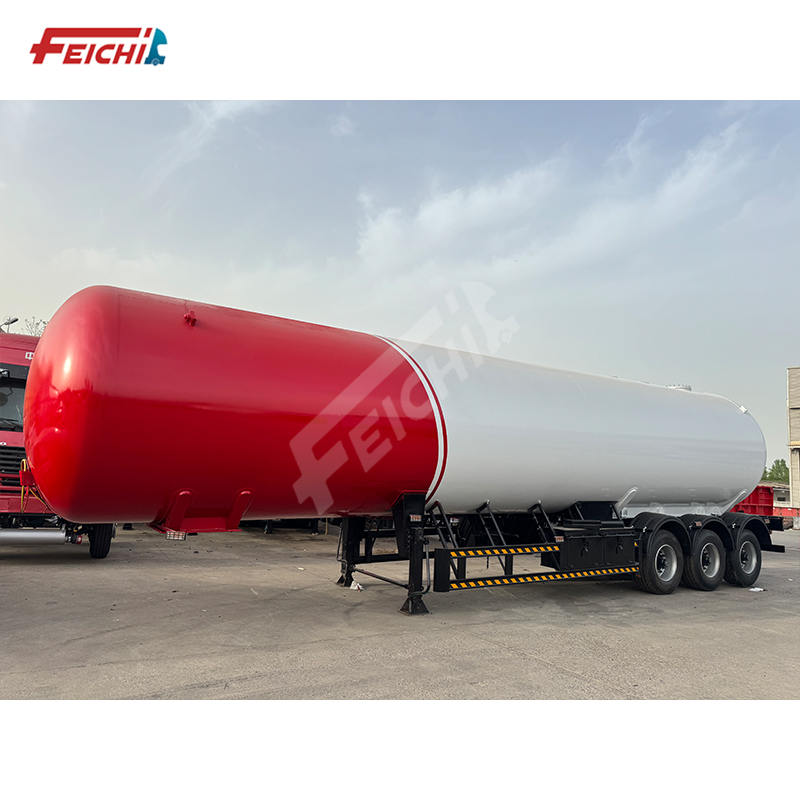 3 Axle LPG Liquefied Gas Tank Semi Trail