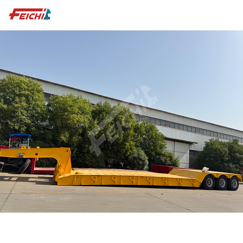 Hot Selling 3 Axle 60 Ton Lowboy Trailer