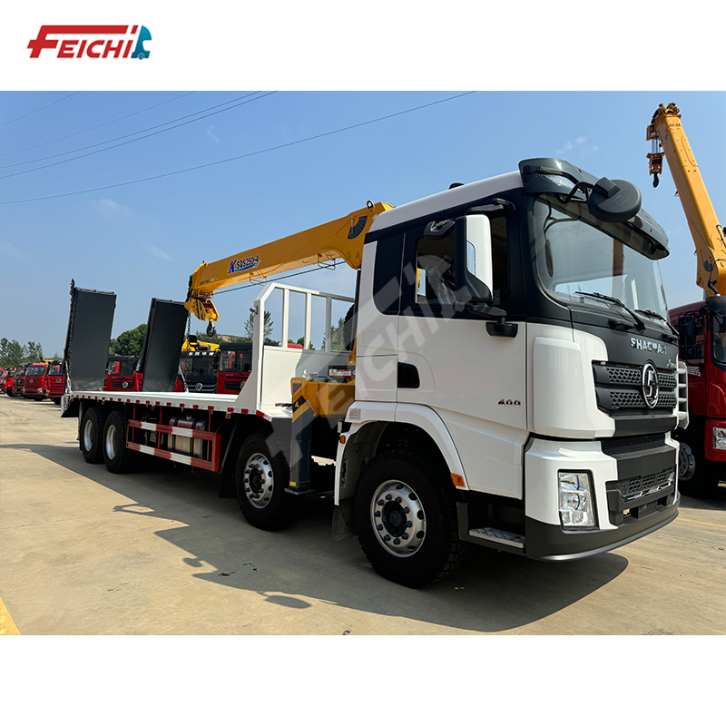 SHACMAN X3000 8x4 Low Flat Bed Transport