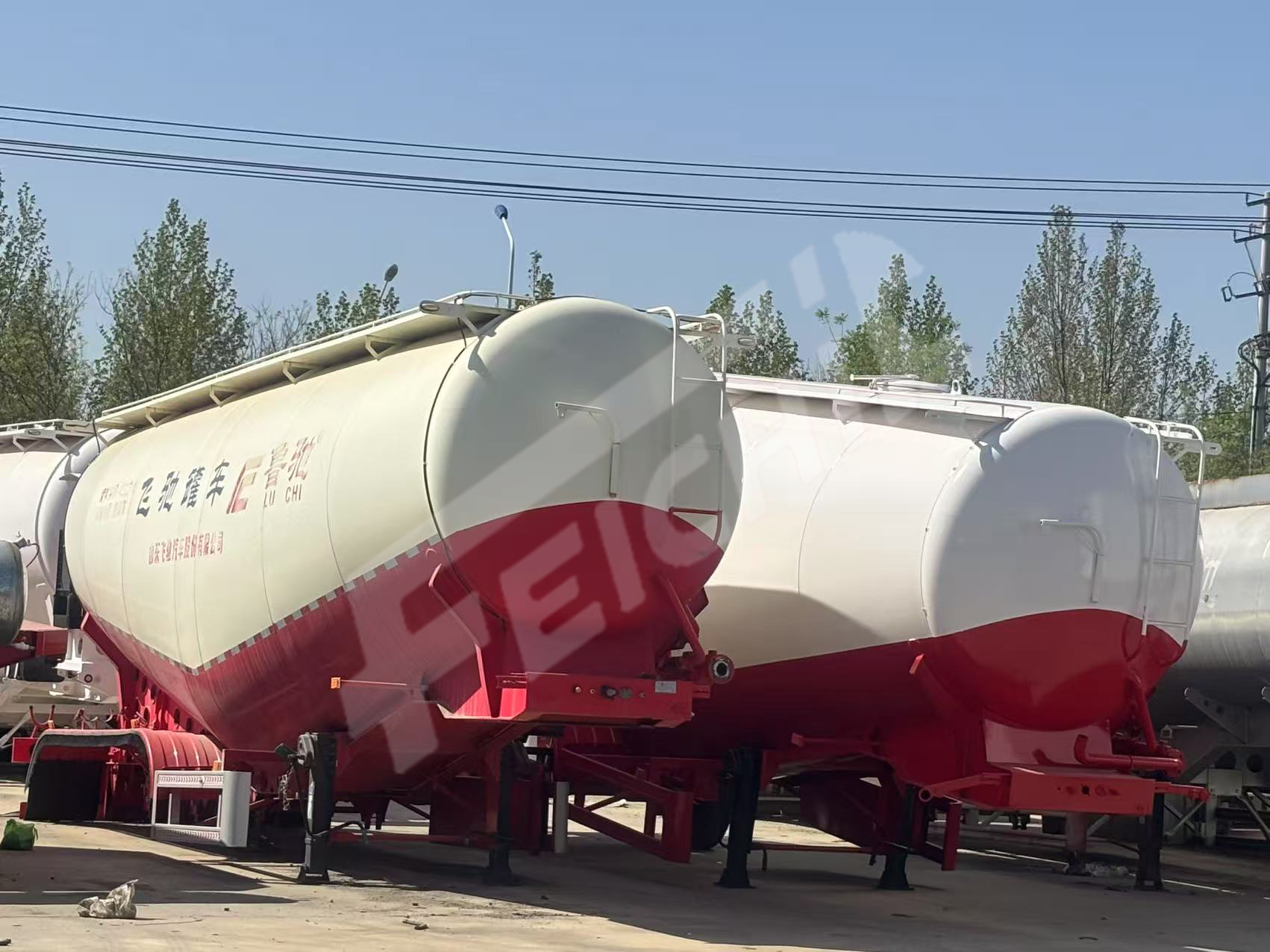 45 Cbm Powder Tank Semi Traile