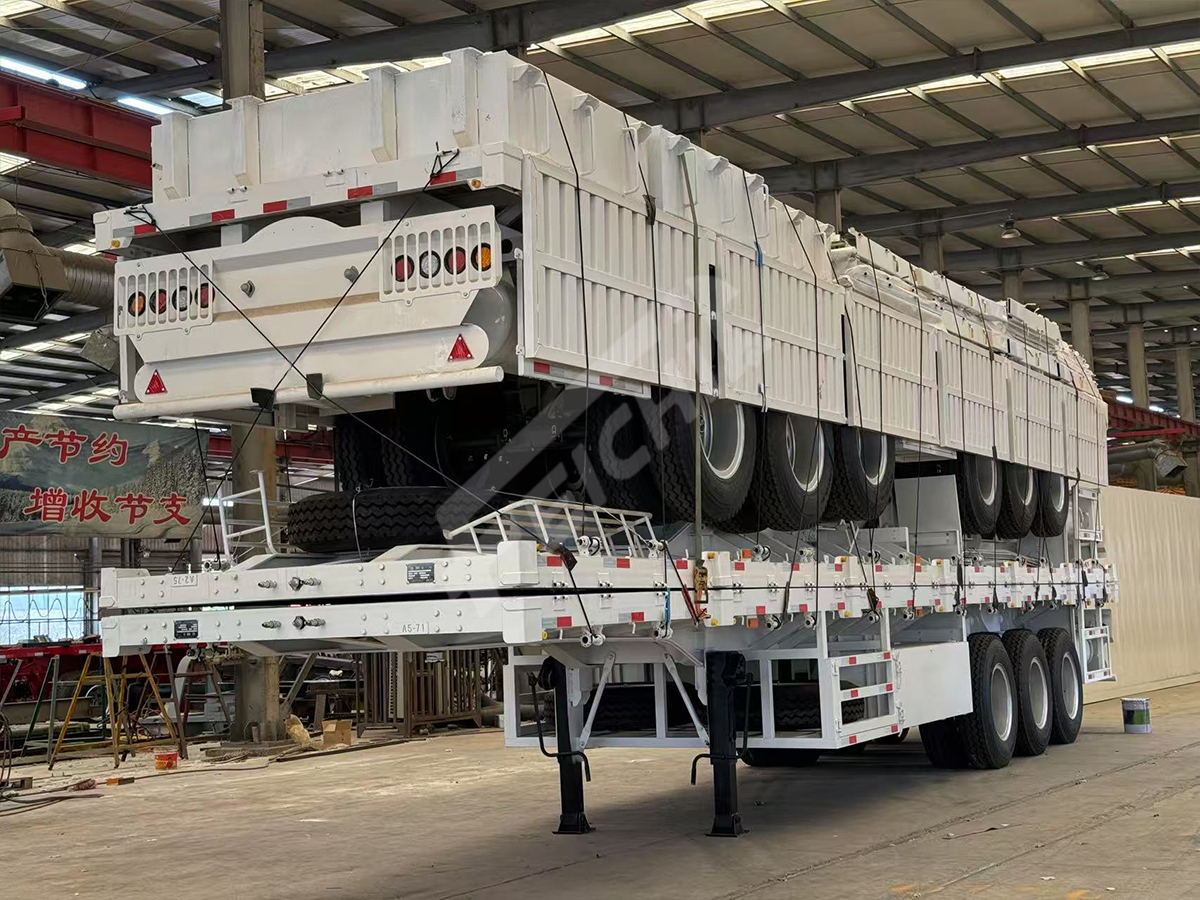 3 Axle Fence Semi Trailer will be Shippe