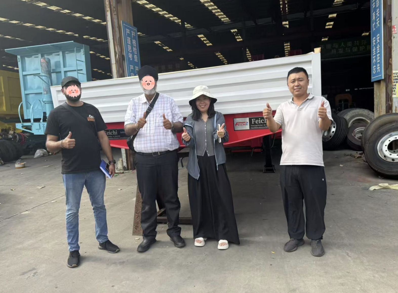 Saudi Arabia Customer Visited FEICHI Fac