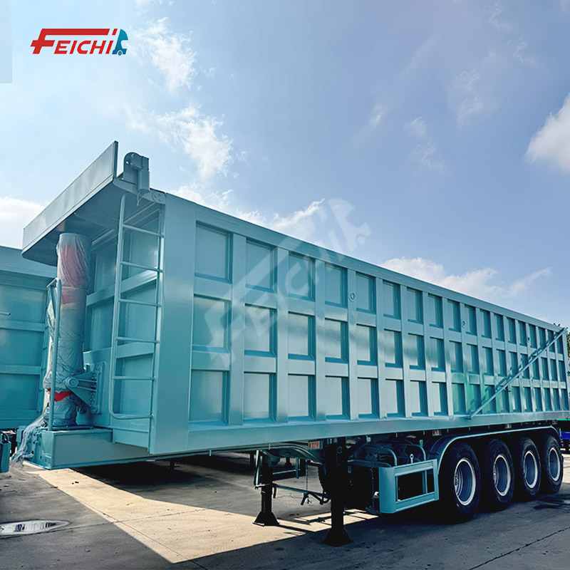High-Capacity 4 Axles 80 Tons Rear Dump 