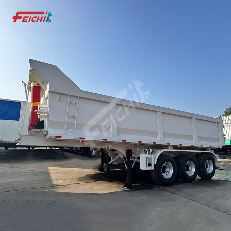 3 Axles U-Shape Rear Dump Semi-Trailer R