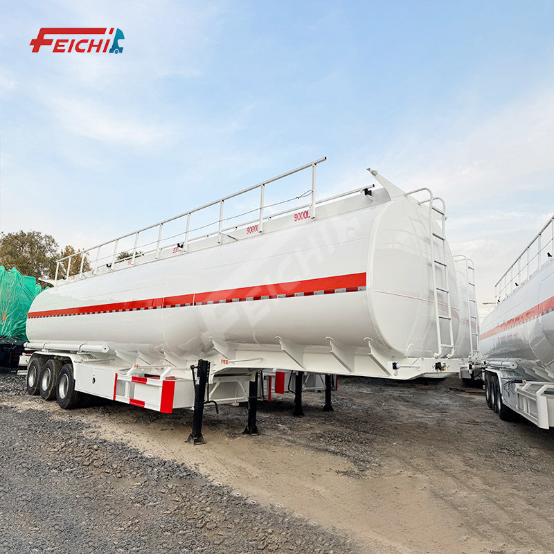 FeiChi 3-Axle 54000L Fuel Tanker Semi Tr