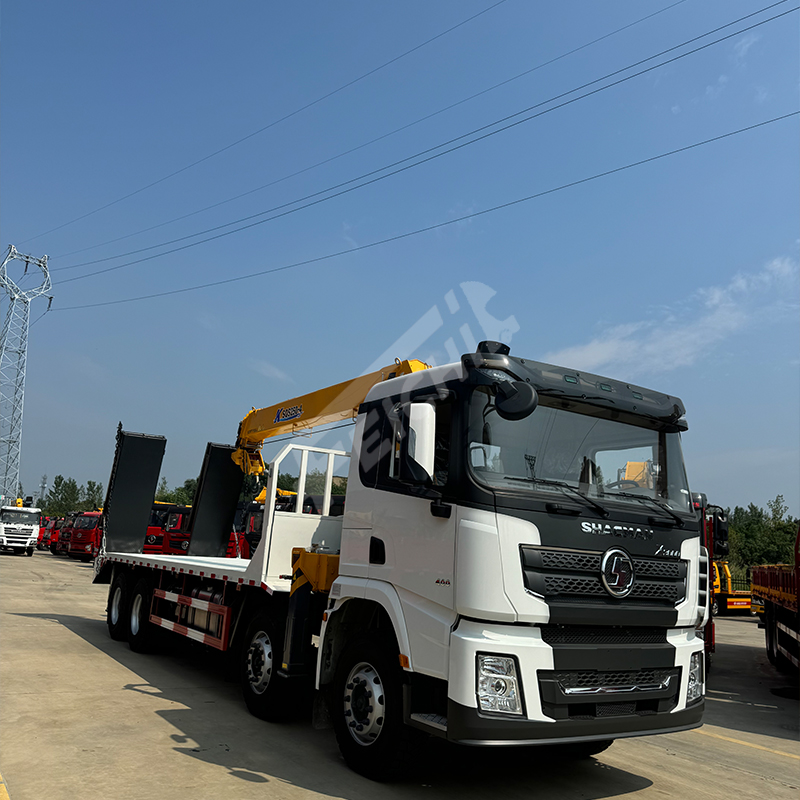 SHACMAN X3000 8x4 Low Flat Bed Transport