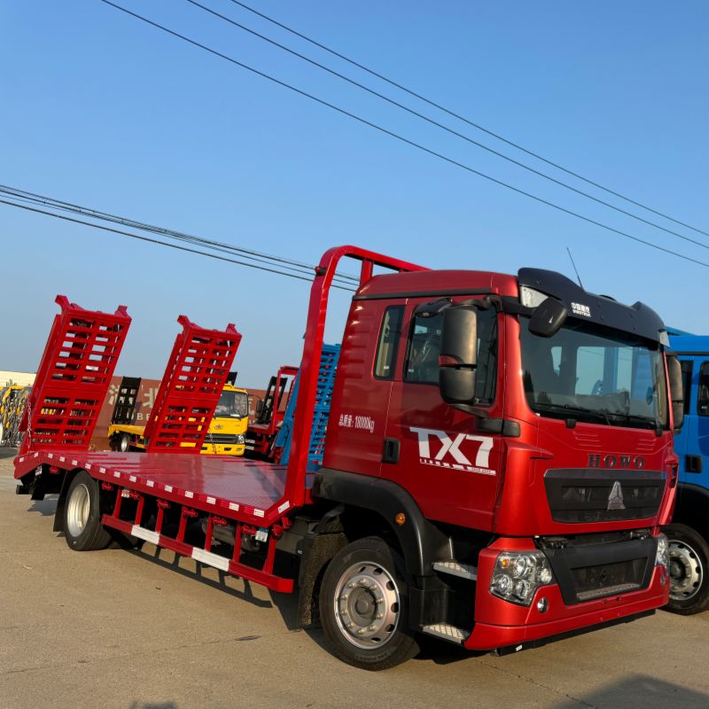 Sinotruk Heavy Duty 4x2/6x4 Low Flatbed 