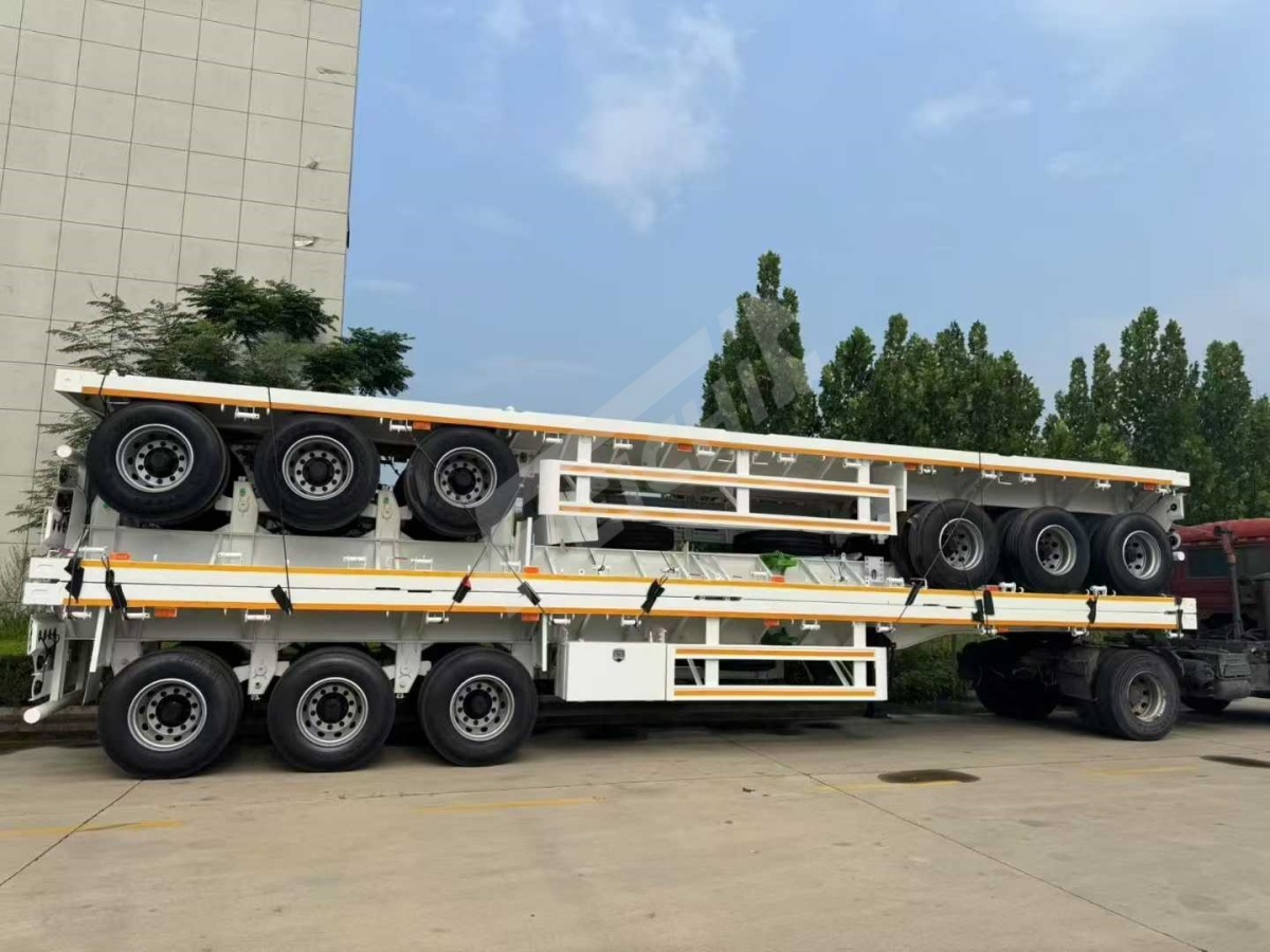 3 Axles Flatbed Semi Trailer will be sen