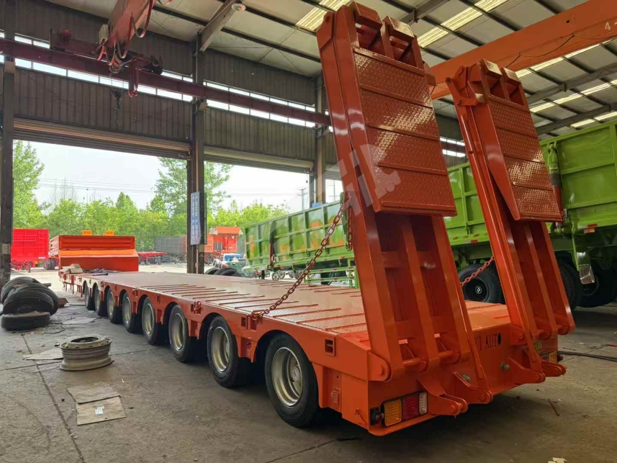 8 Axle Lowbed Semi Trailer will be sent to Kazakhstan