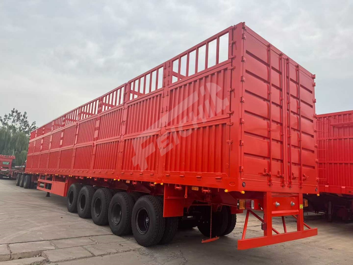 5 Axle High Fence Semi Trailer will be sent to Nigeria