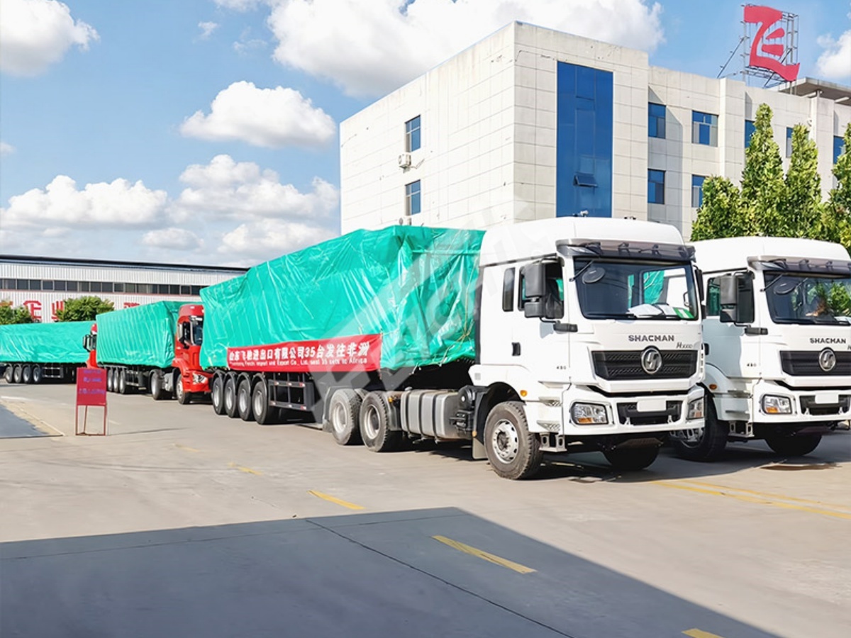 35 Units of Shacman H3000 Tractors will be shipped to Ghana