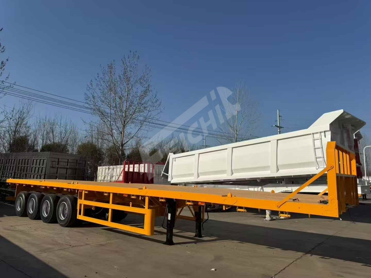 4 Axle Flatbed Semi Trailer will be exported to Namibia