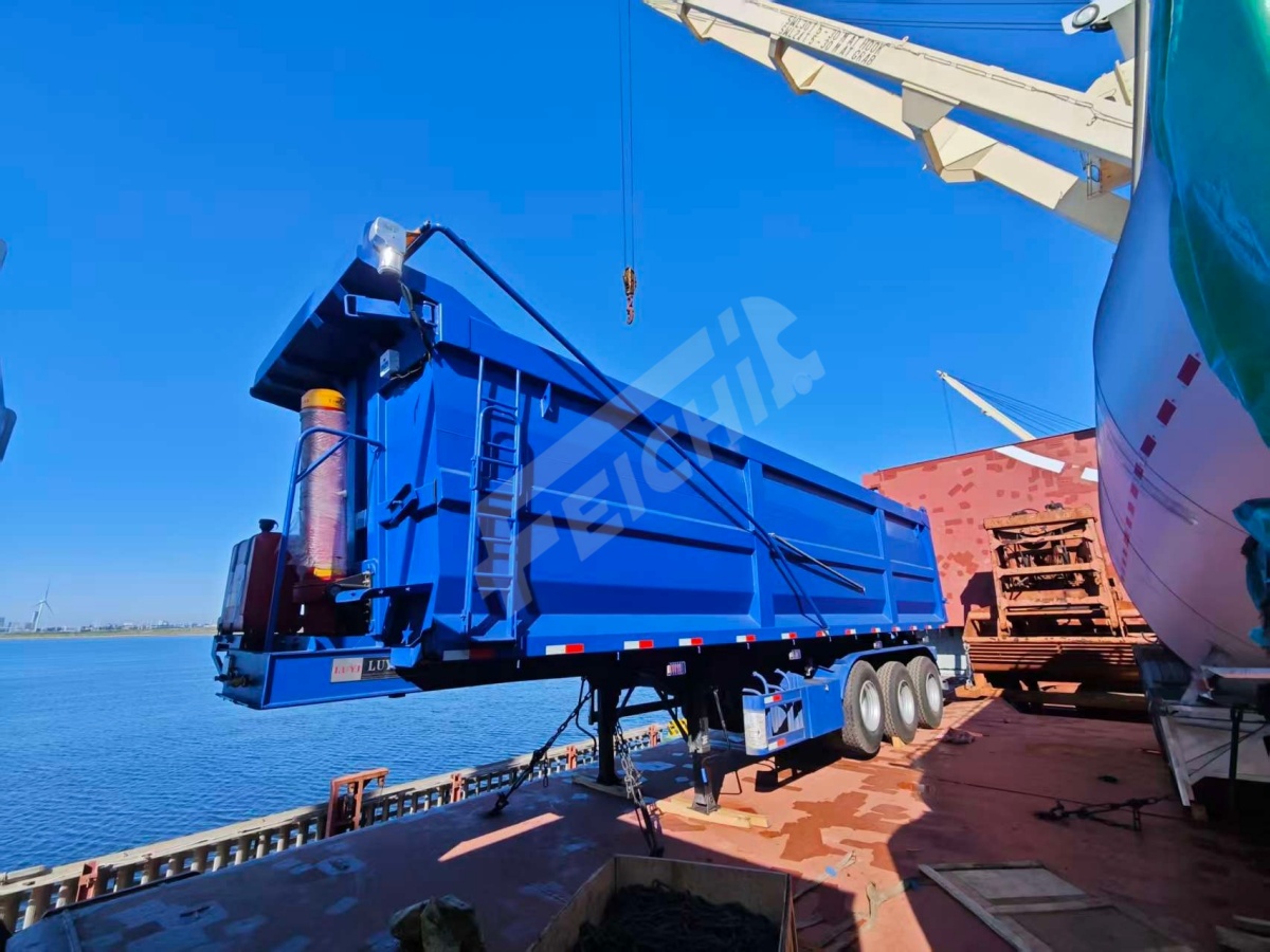 3 Axle 60 Ton Dump Semi Trailer will be 