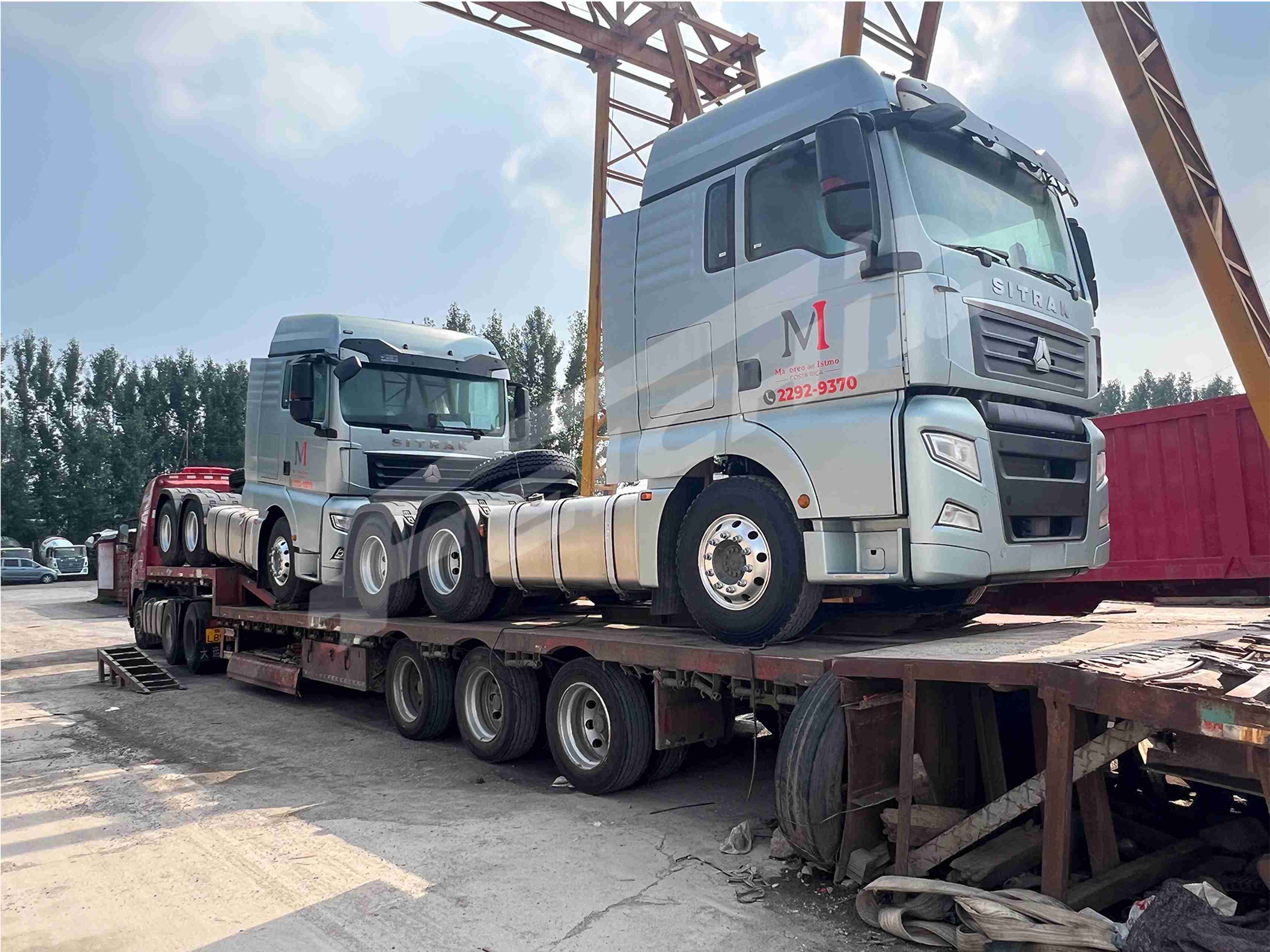SITRAK C7H tractor sent to Ghana