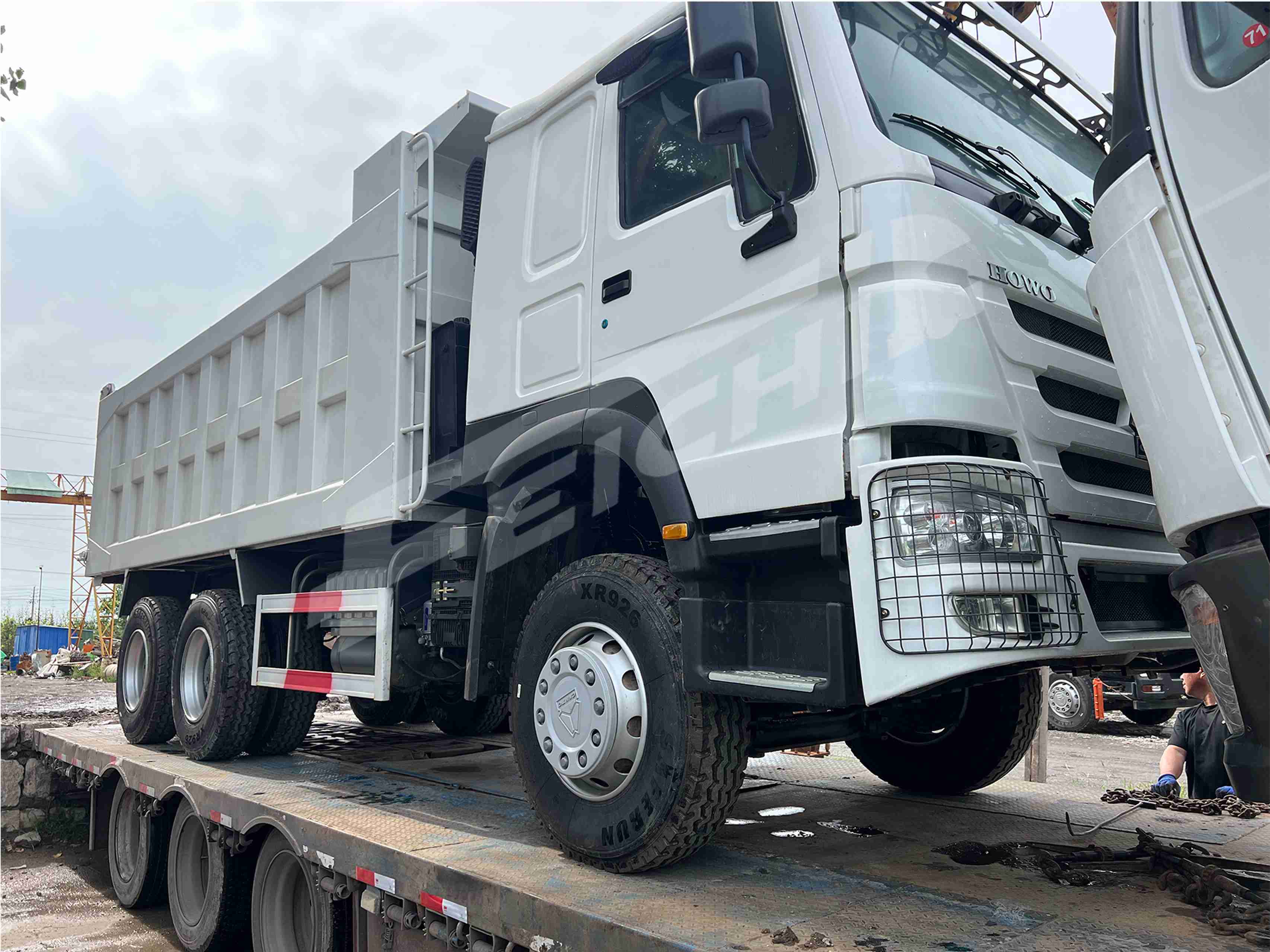 HOWO Dump Truck sent to Cameroon