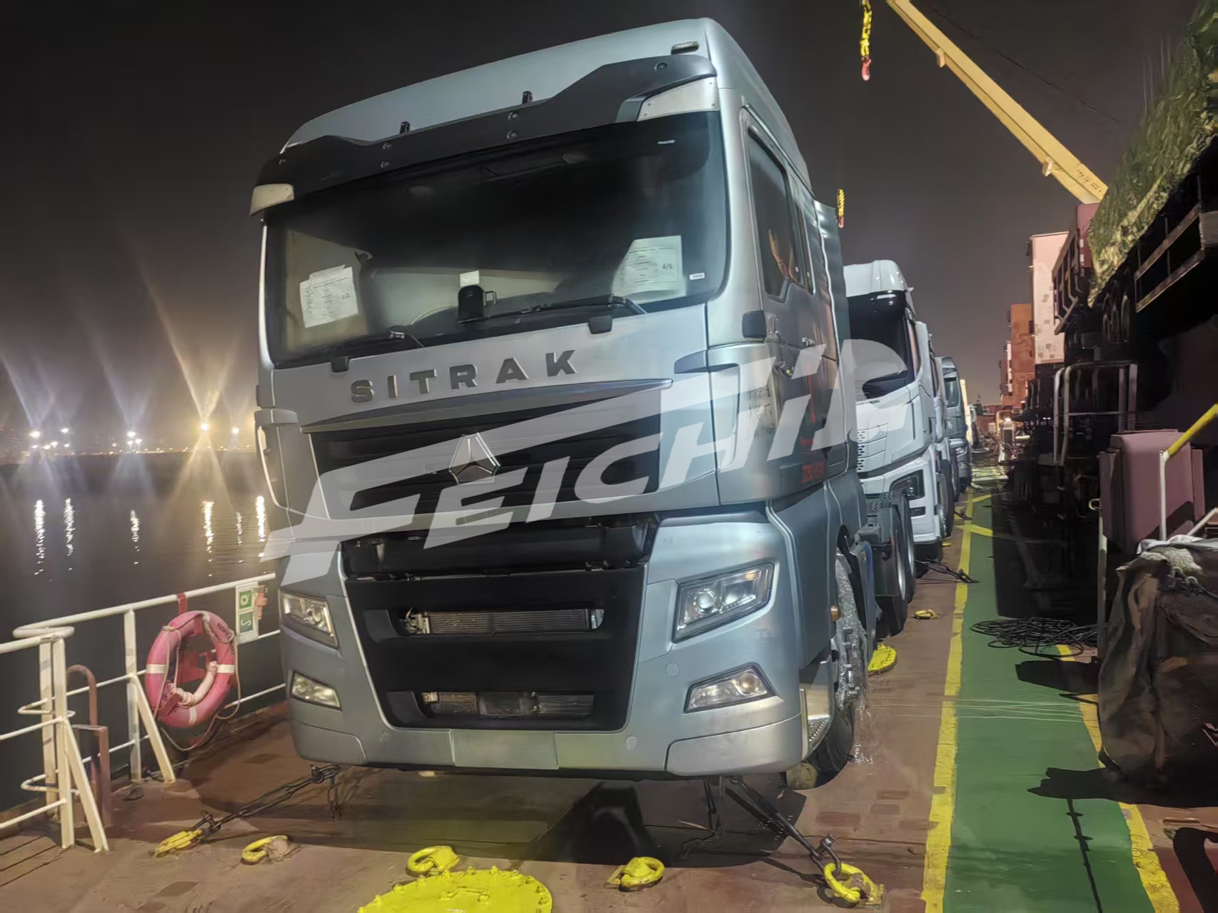 SITRAK C7H tractor sent to Liberia