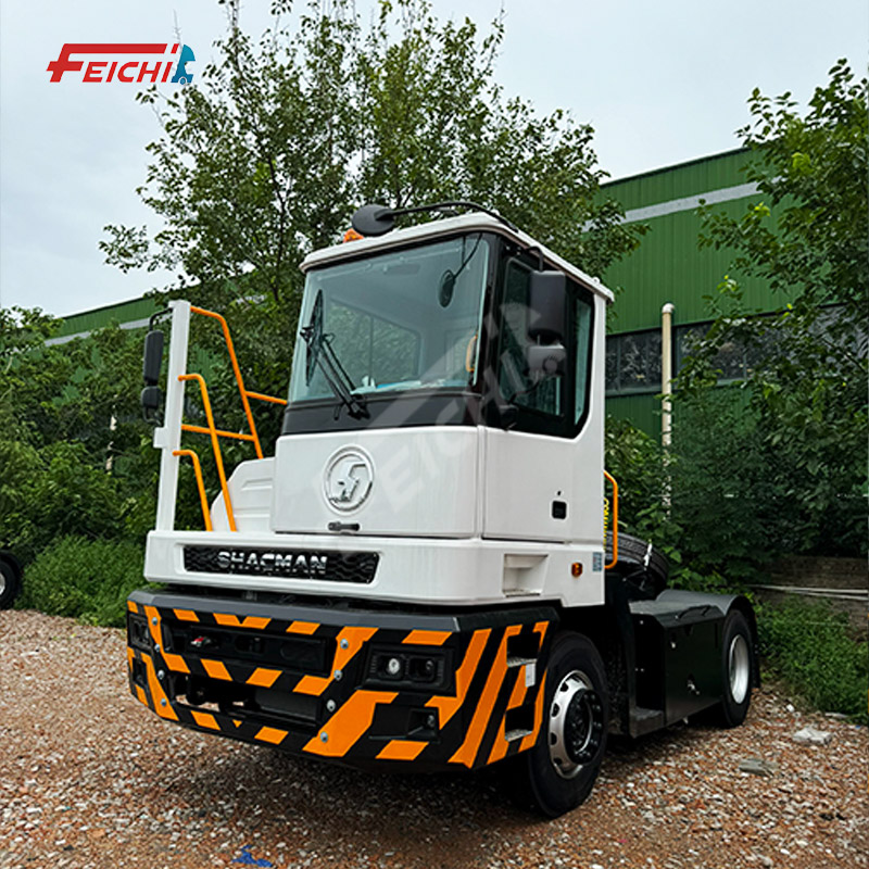 SHACMAN Terminal Tractor 4X2 Heavy Duty Yard Tractor Truck For Container Terminal Logistics