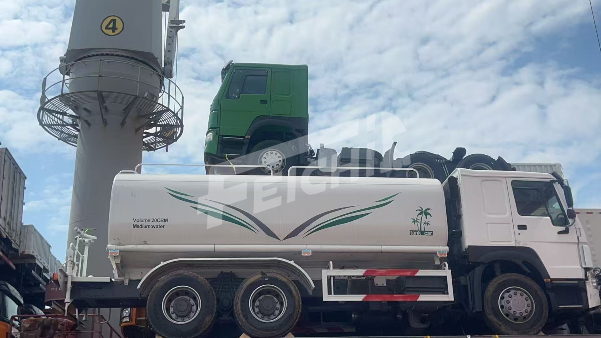 HOWO 20CBM Sprinkler Truck Shipment to Burundi