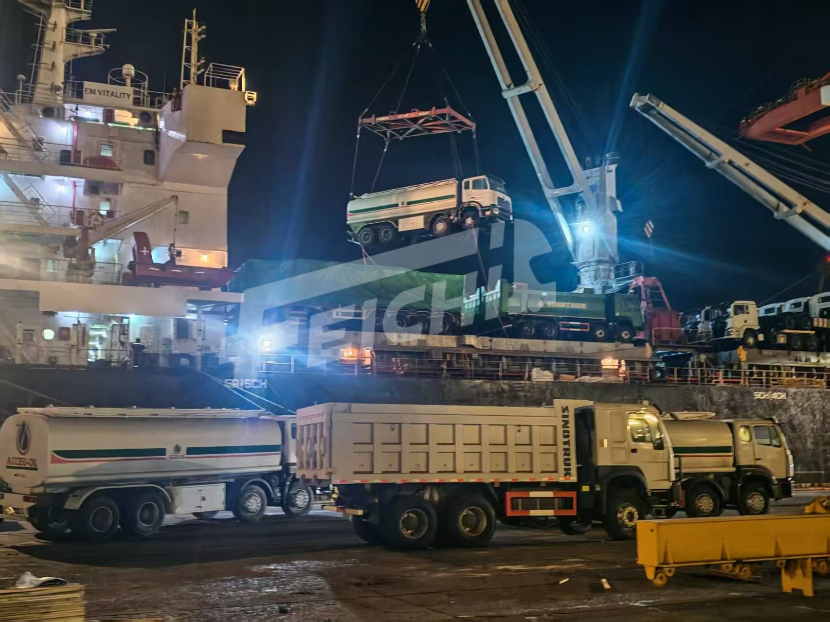 Fuel Tank Trucks Loaded for Burkina Faso
