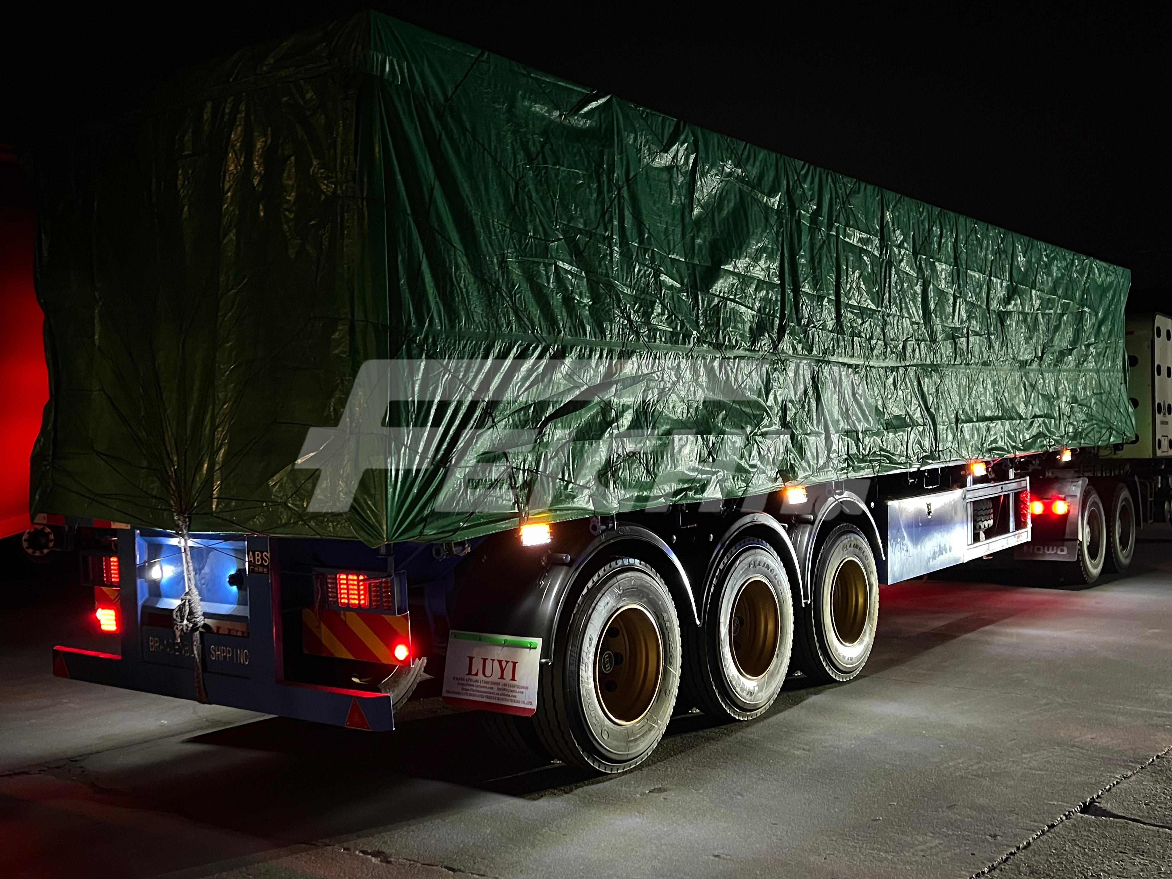 3‑Axle Container Flatbed Semi‑Trailers R