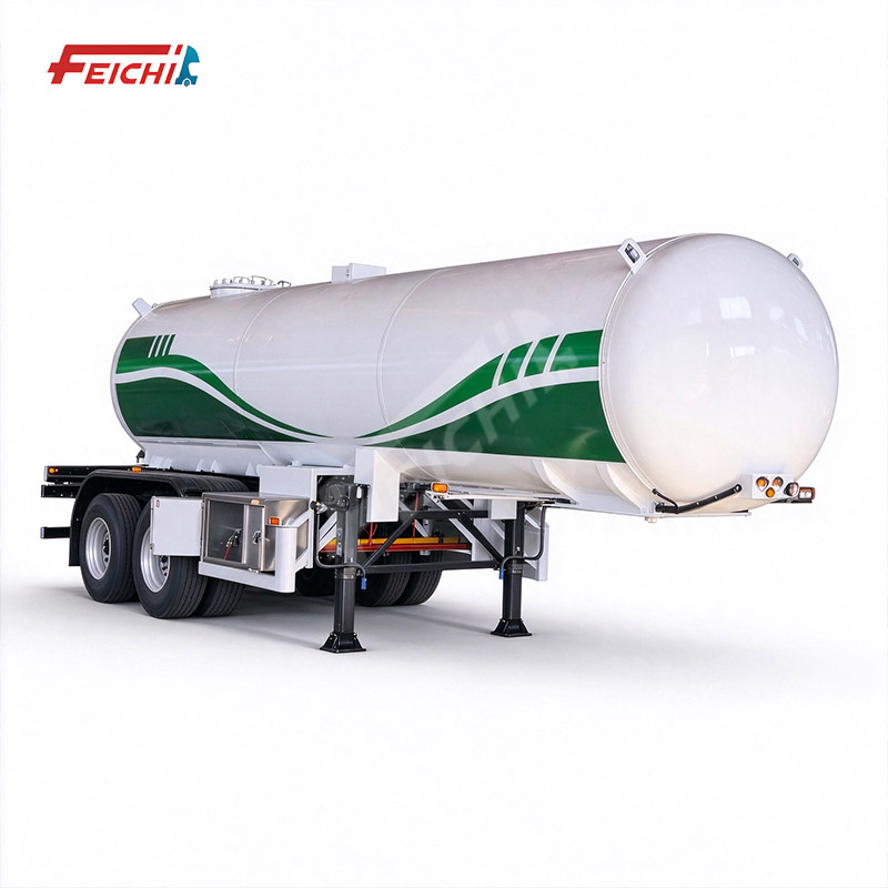 20 cbm 2 axle LPG transport semi trailer high pressure tank semi trailer liquefied petroleum gas tan