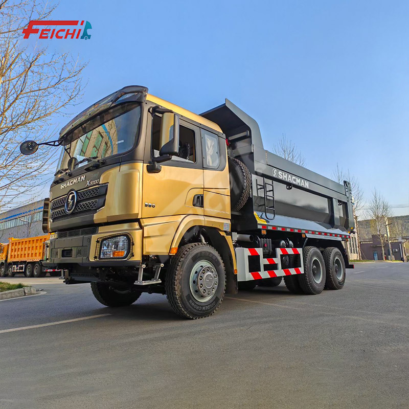 SHACMAN X3000 6x4 dump truck 450HP Euro 3 mining tipper truck Q355 manganese steel cargo box