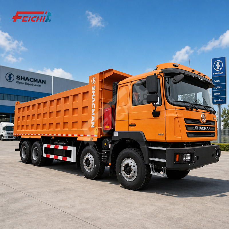 SHACMAN F3000 8x4 dump truck 420HP Cummins engine Q355 manganese steel mining tipper truck
